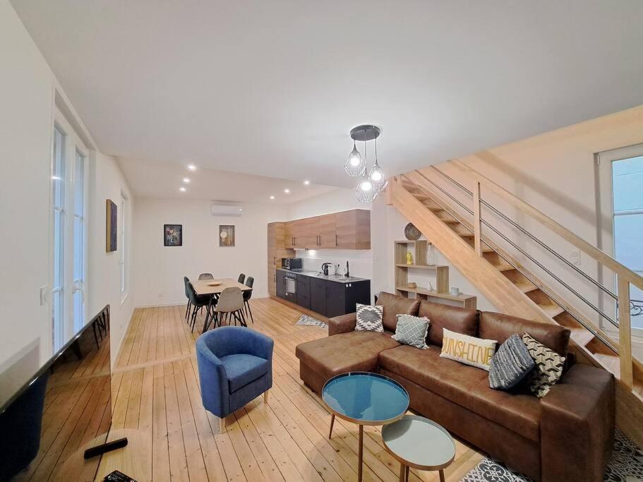Апартаменты Antibes, Duplex Lumineux Реймс Экстерьер фото